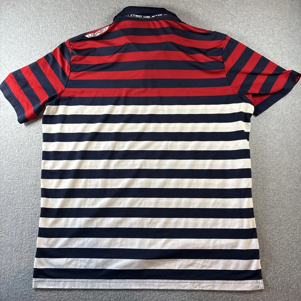 Ralph Lauren RLX Golf Polo (Lot Of 2) Sz XXL Men's USA 2016, 2020 Striped